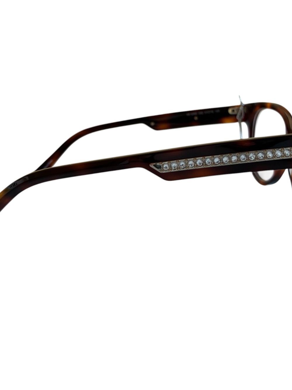 Swarovski SK5392 052 Tortoise Cat Eye Eyeglasses Frames 51-16 + Case NWT - Picture 10 of 13